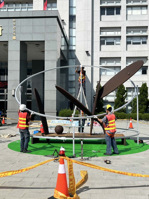 苗栗耶誕城大型活動金屬工程