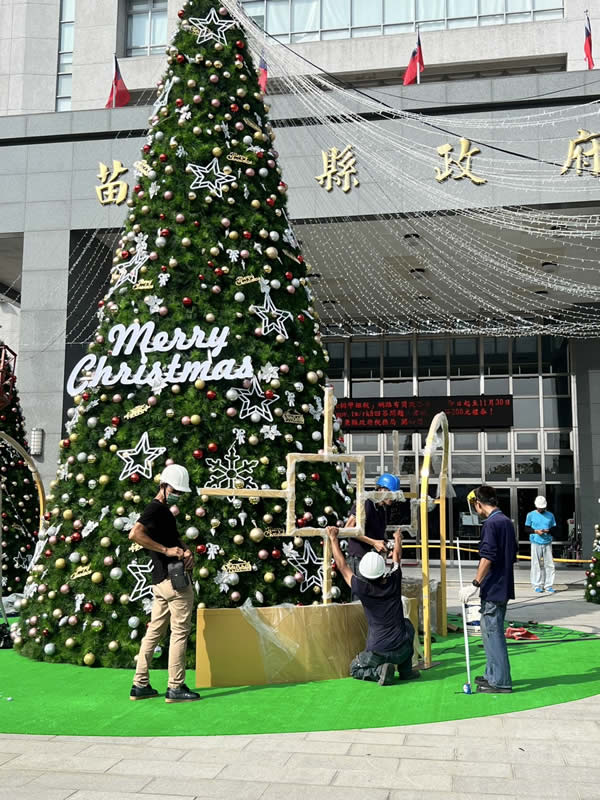 苗栗耶誕城大型活動金屬工程