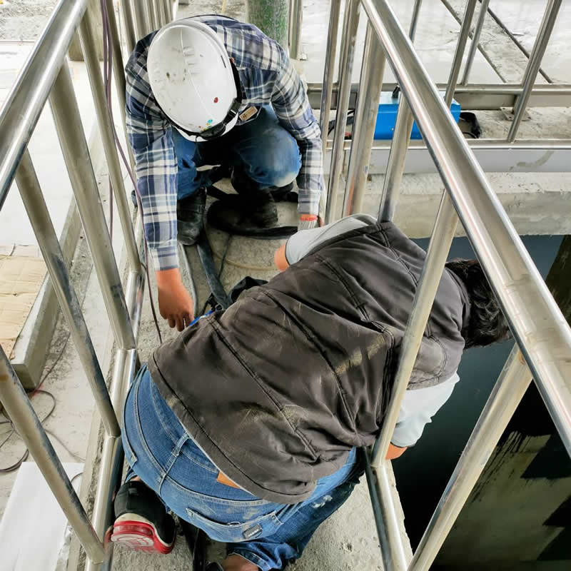 高雄港務局不銹鋼欄杆工程