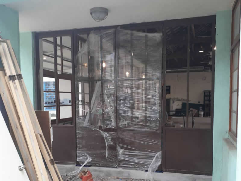 鐵件造型店面大門