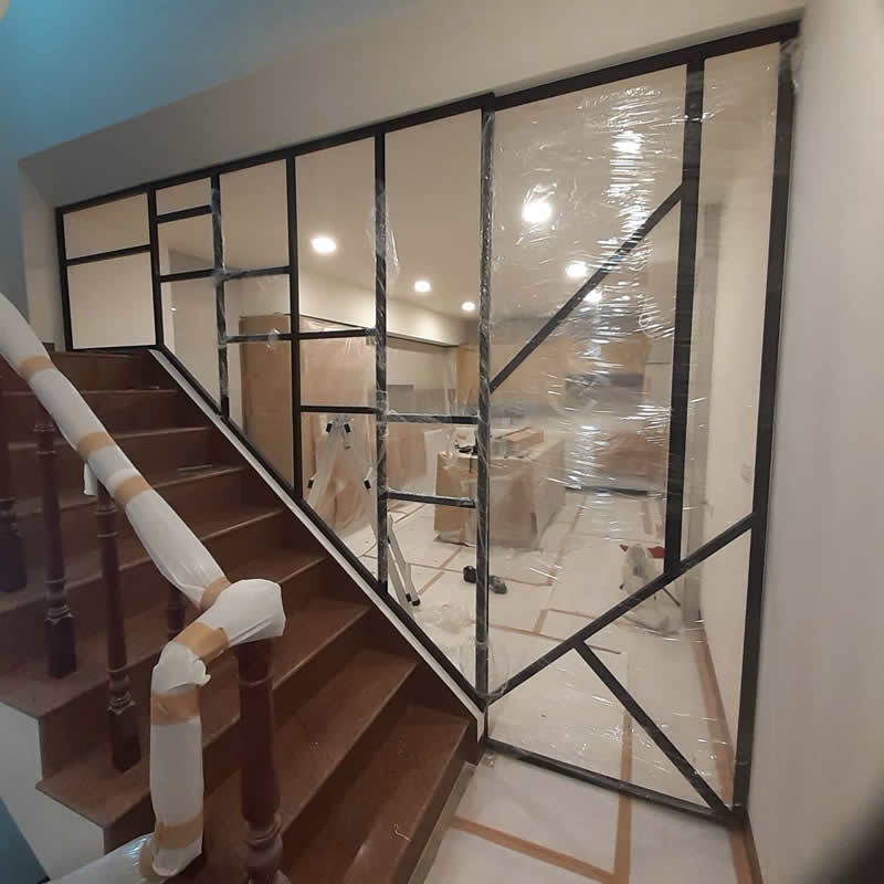 鐵件隔屏/鐵件拉門